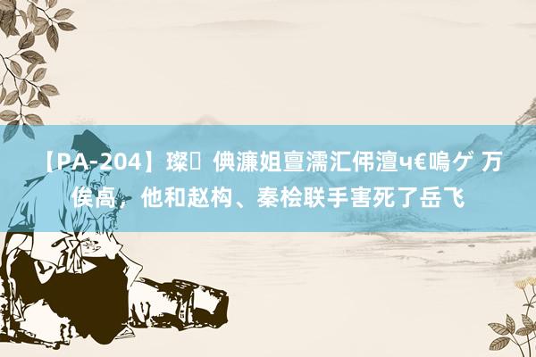 【PA-204】璨倎濂姐亶濡汇伄澶ч€嗚ゲ 万俟卨，他和赵构、秦桧联手害死了岳飞