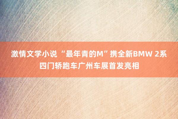 激情文学小说 “最年青的M”携全新BMW 2系四门轿跑车广州车展首发亮相